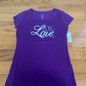 New York and Company purple top